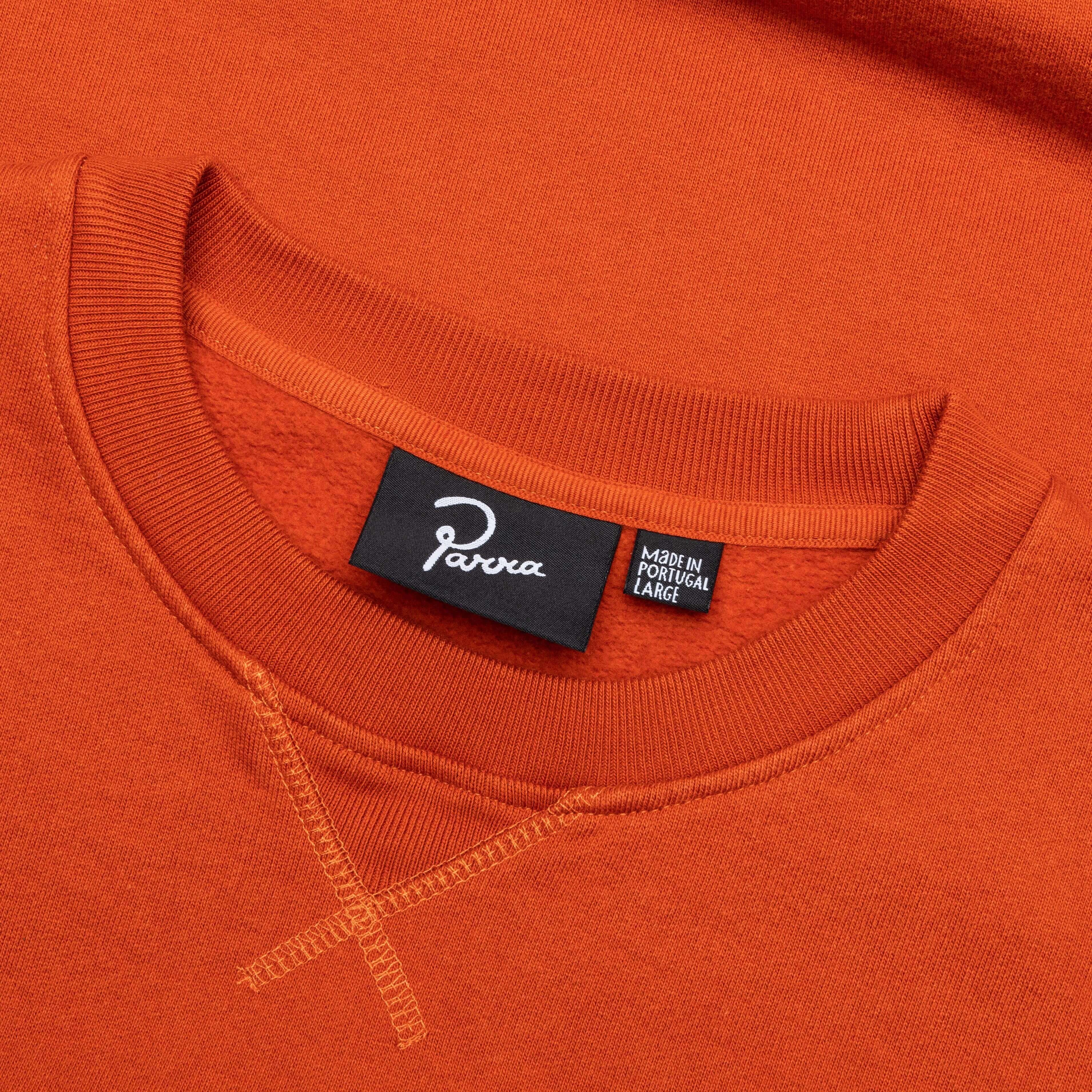 Early Grab Crewneck Sweatshirt - Sienna Orange - Image 3