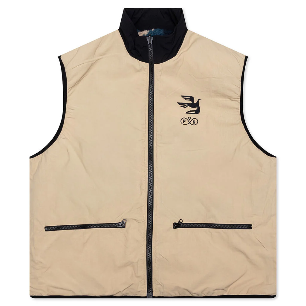 Infinite Bird Reversible Vest - Navy Blue - Image 3