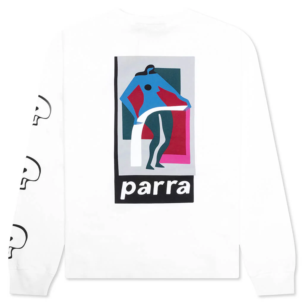 Lowering The Bar Long Sleeve T-Shirt - White - Image 2