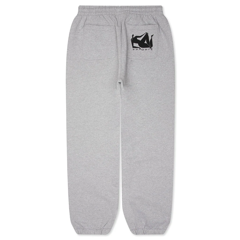 Parra Sporte Sweat Pants - Heather Grey - Image 2