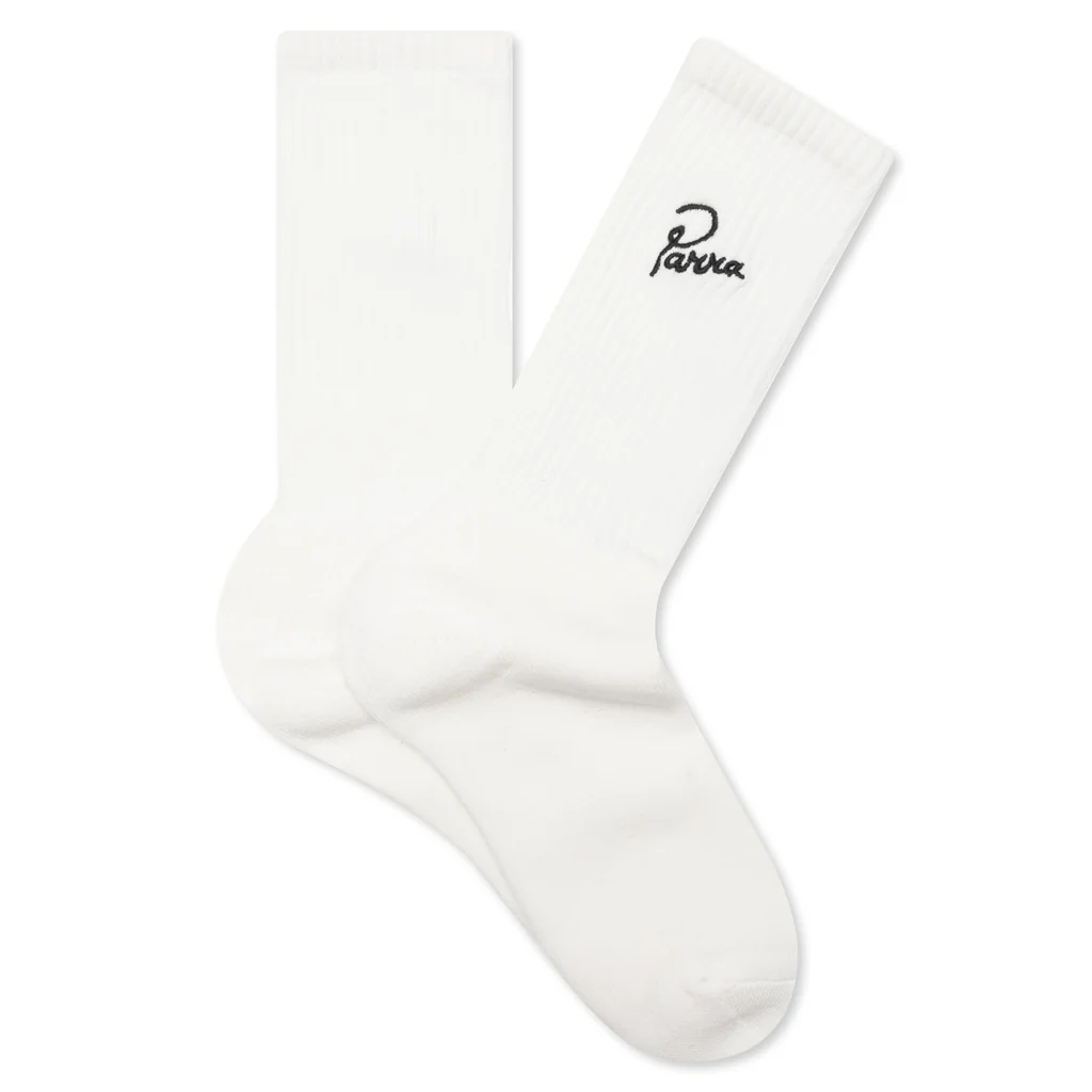 Signature Socks - White