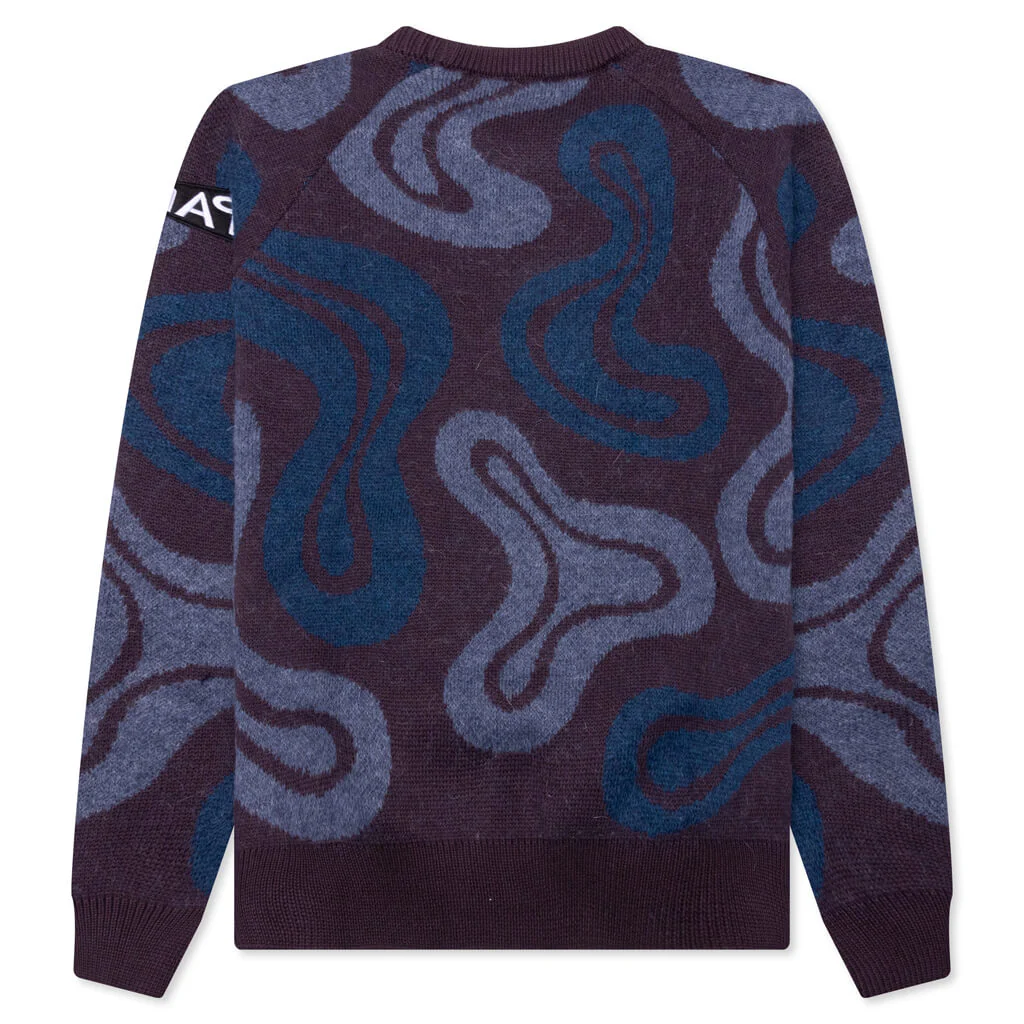 Stupid Lava Lamp Knitted Pullover - Dark Mahogany - Image 2