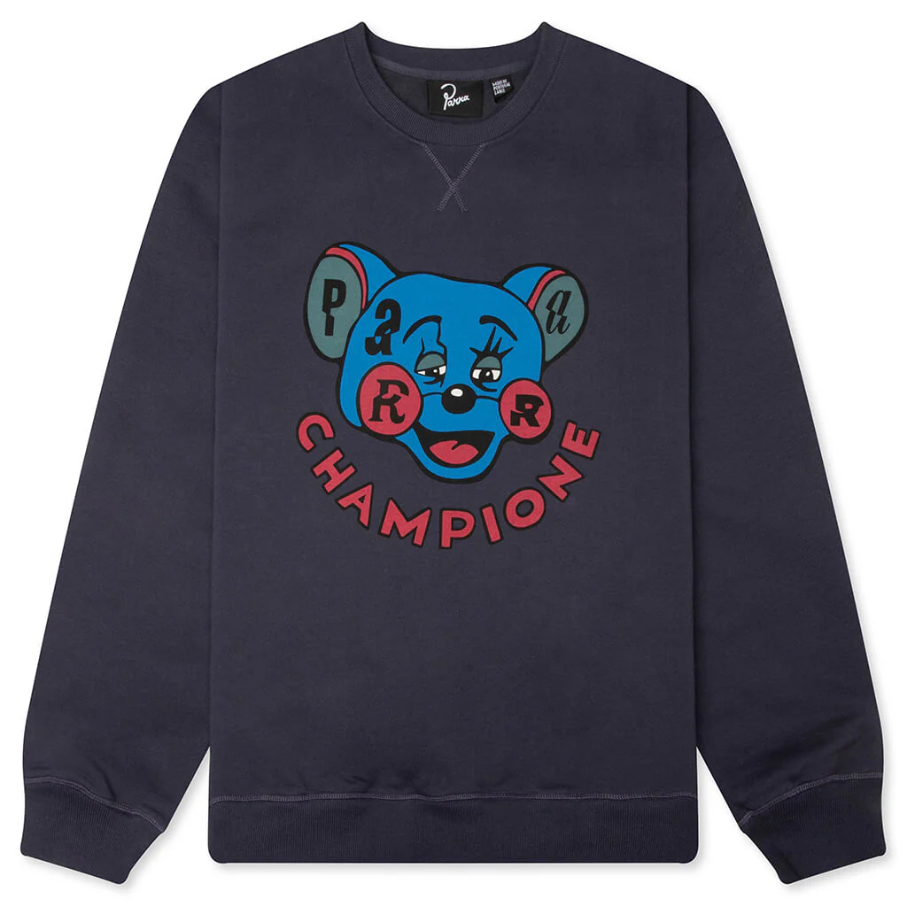 Tired Champione Crew Neck Sweatshirt - Grey