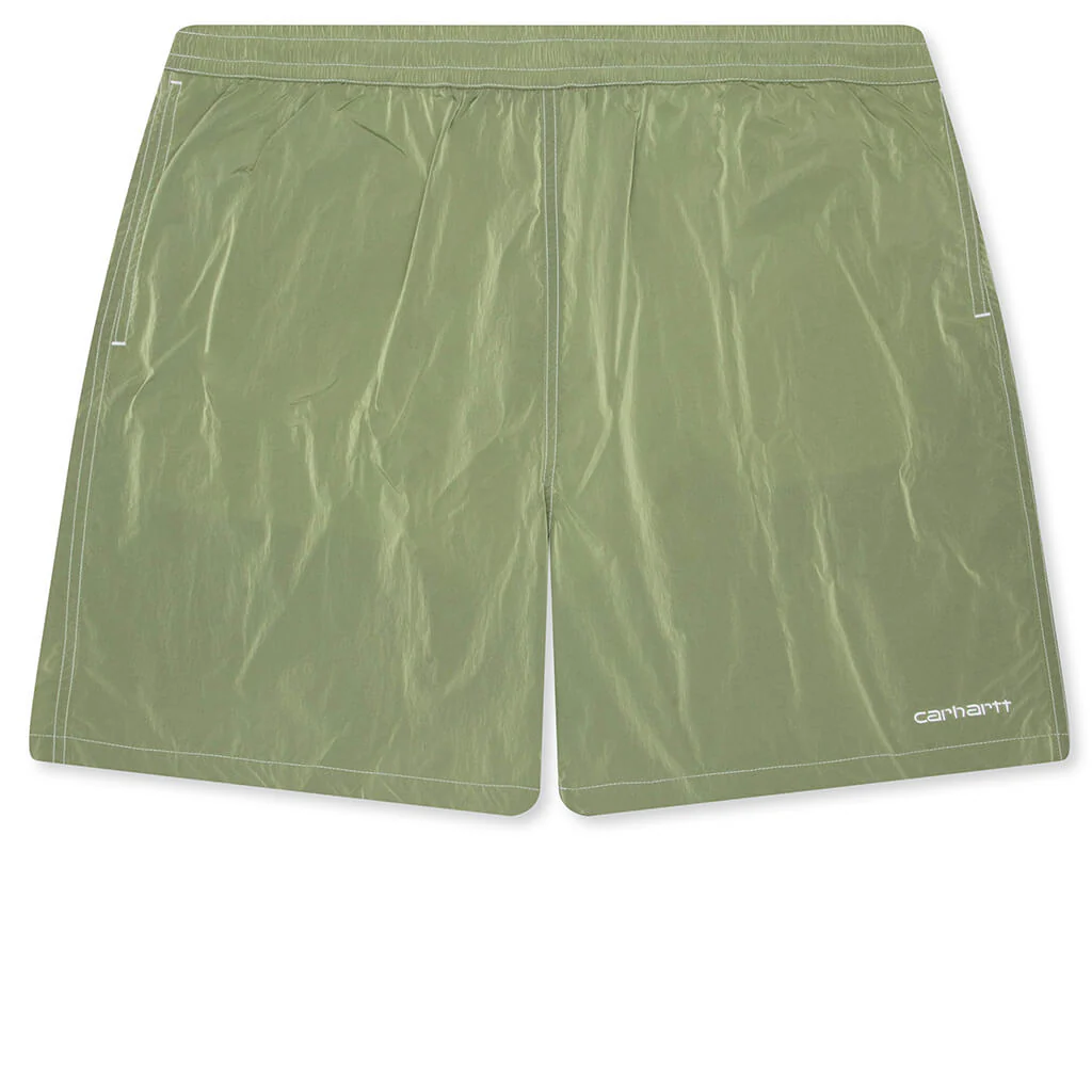 Canby Swim Trunks - Gentle Green/White