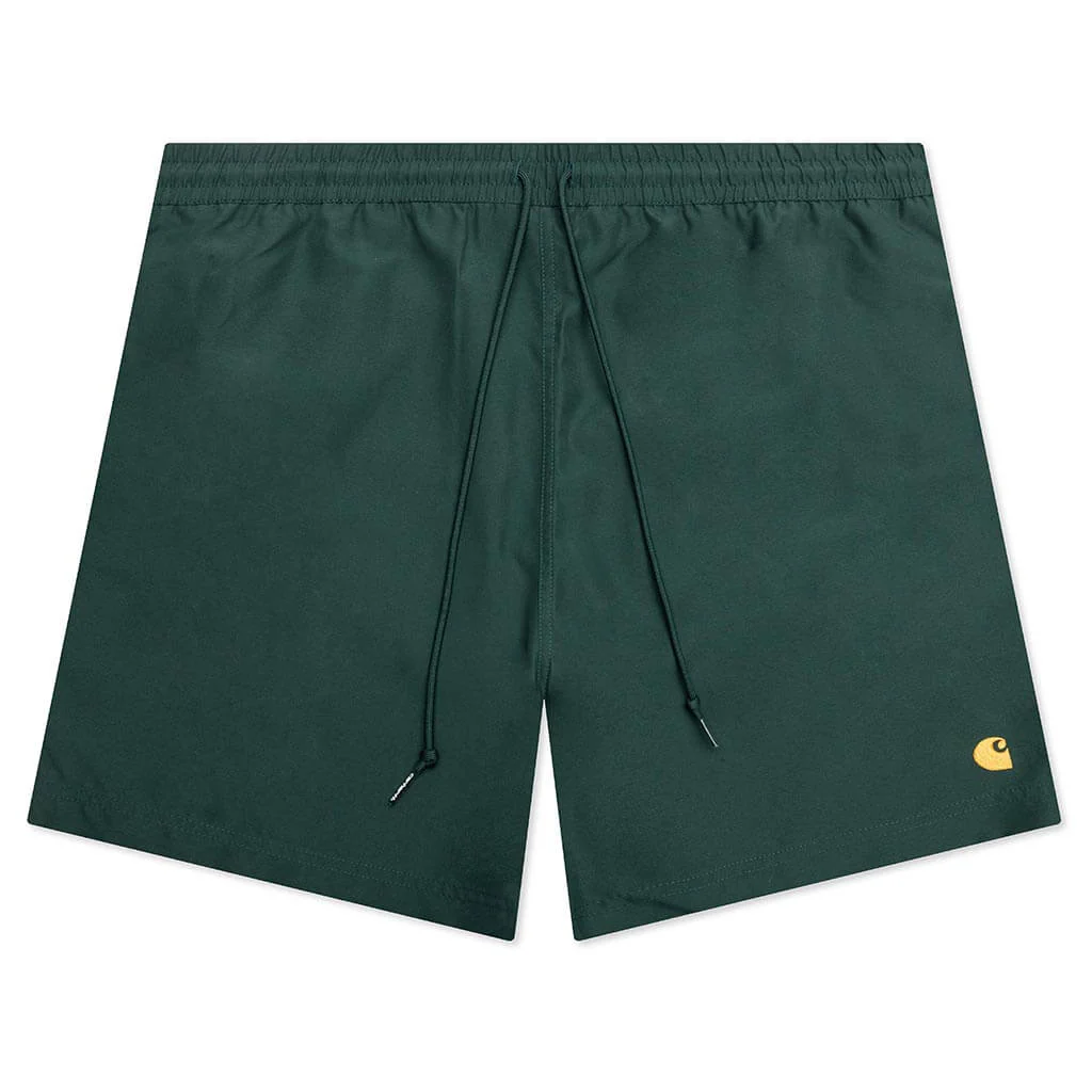 Chase Swim Trunks - Discovery Green/Gold