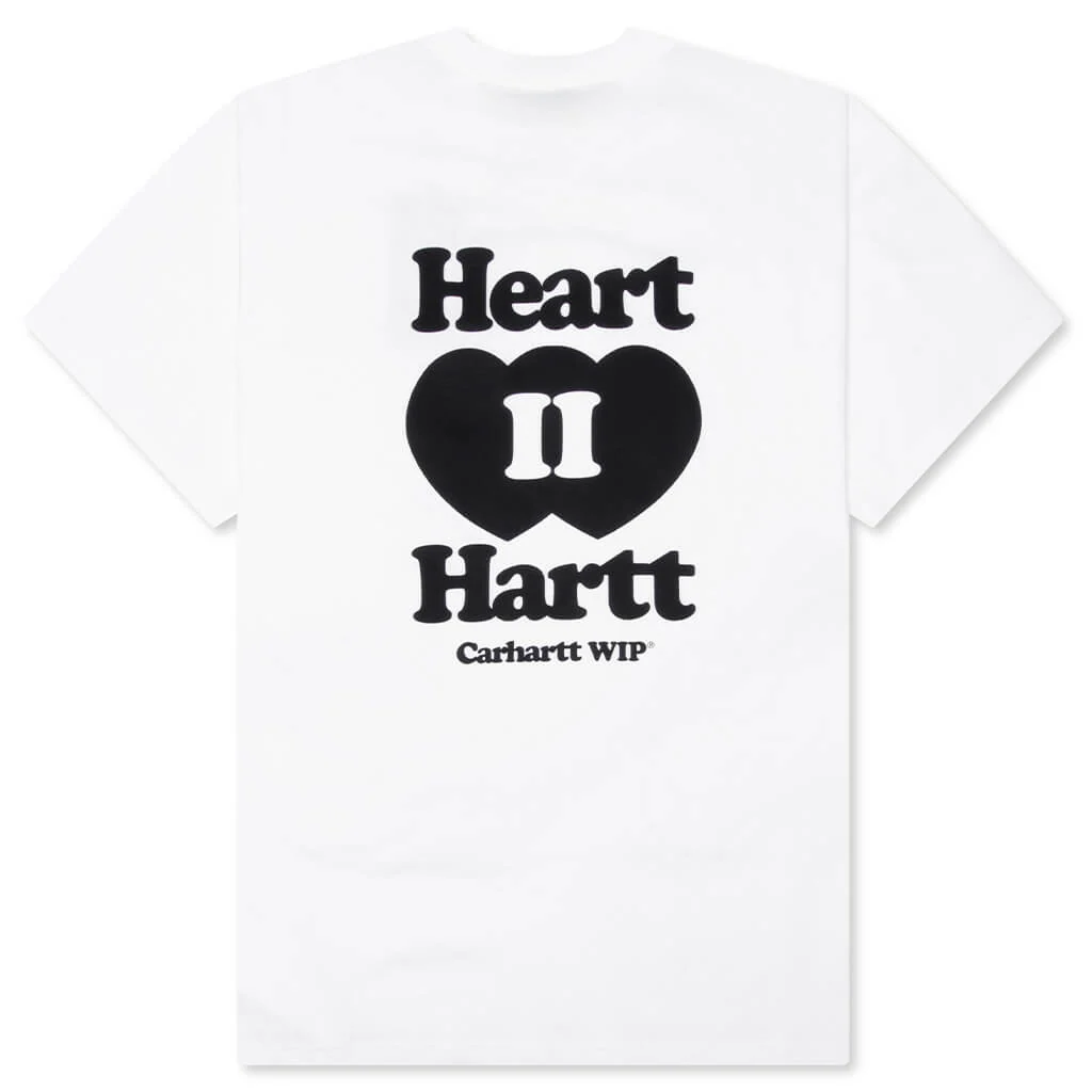 Heart II Hartt S/S T-Shirt - White - Image 2