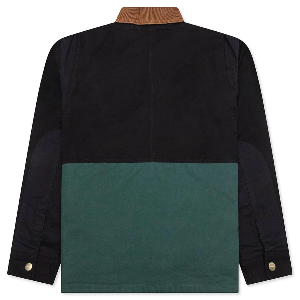 Heston Jacket - Black/Discovery Green - Image 2