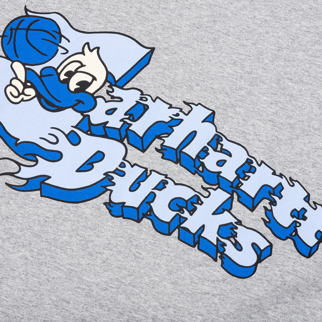 S/S Flaming Ducks T-Shirt - Grey Heather - Image 3