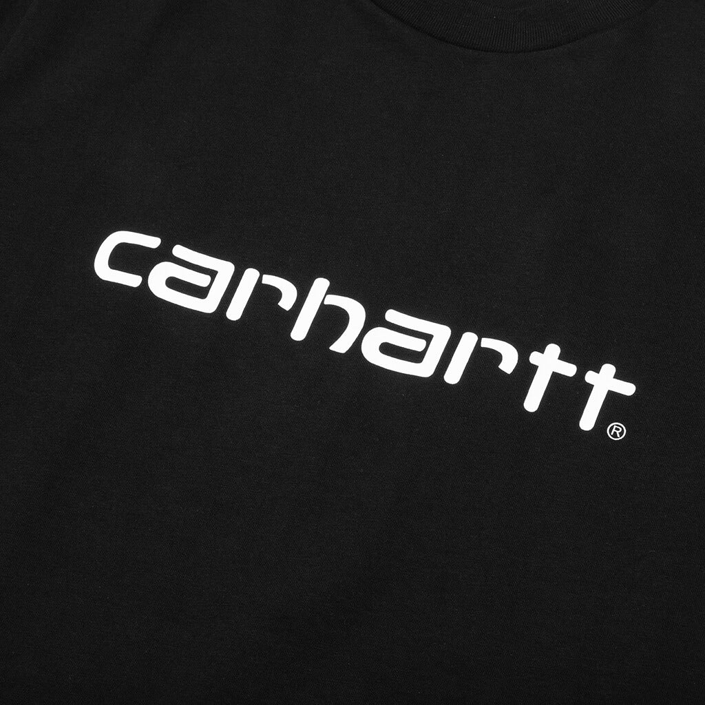 Script S/S T-Shirt - Black/White - Image 3