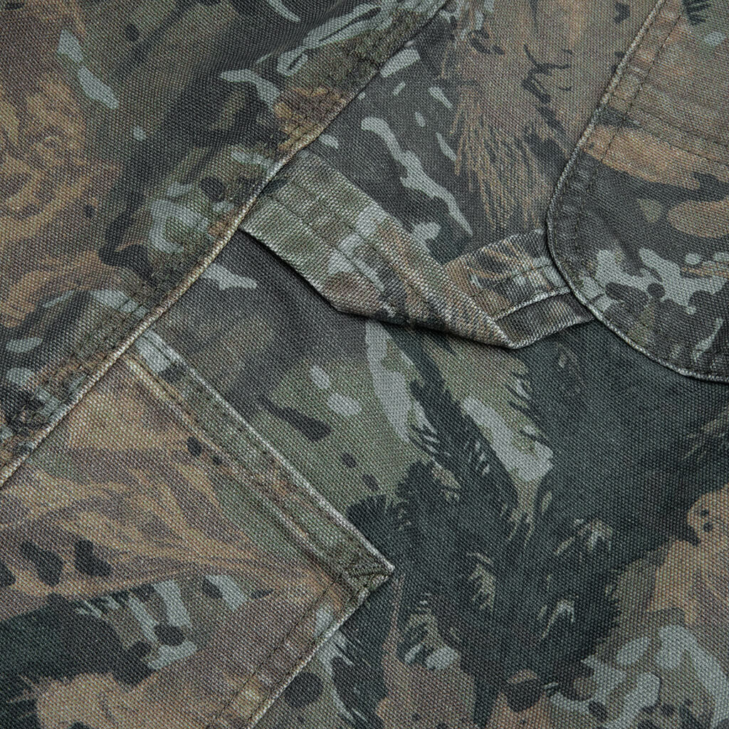 Single Knee Pant - Green Camo Combi Stone Washed - Image 4