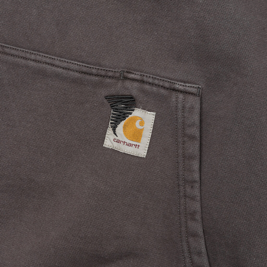 Carhartt WIP x Invincible Hooded Pigment Dyed Sweat - Soot - Image 3