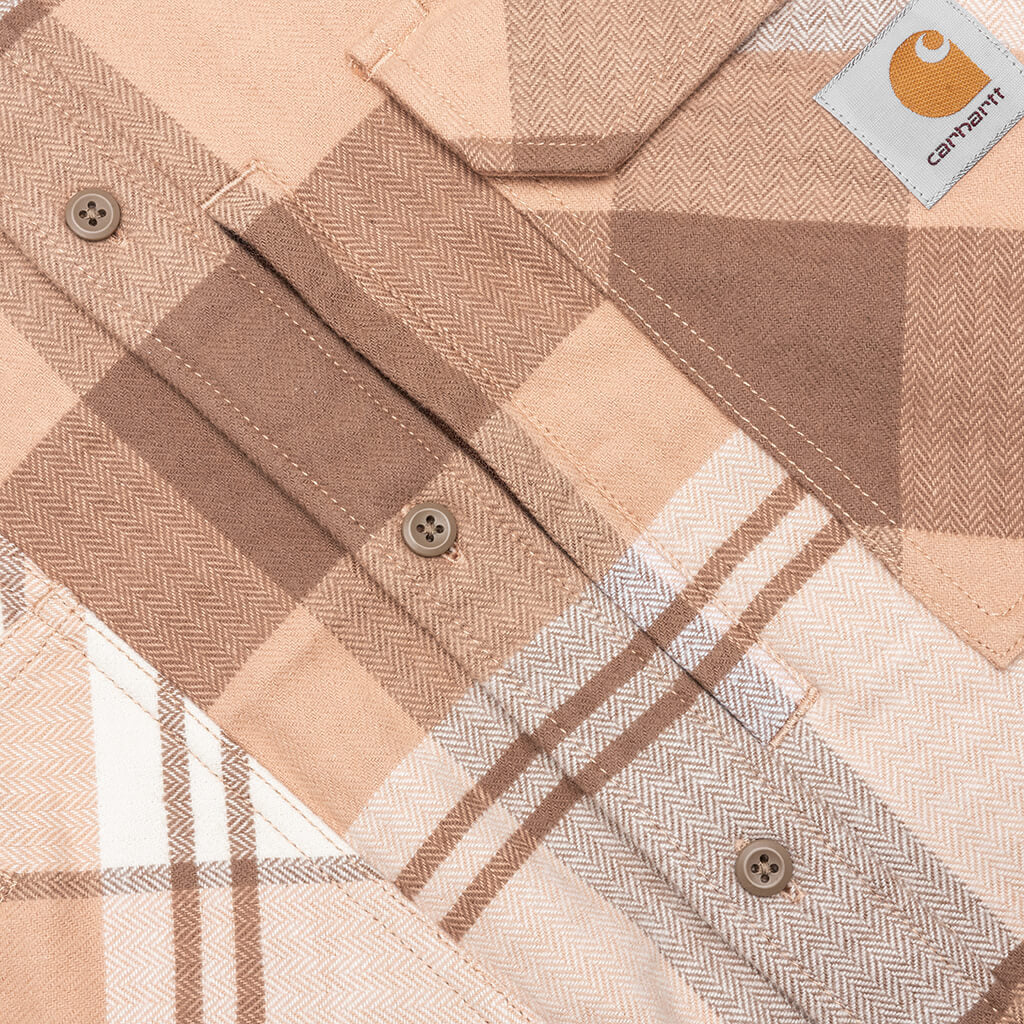 Carhartt WIP x Invincible L/S Work Shirt Max - Coca Mocha - Image 5