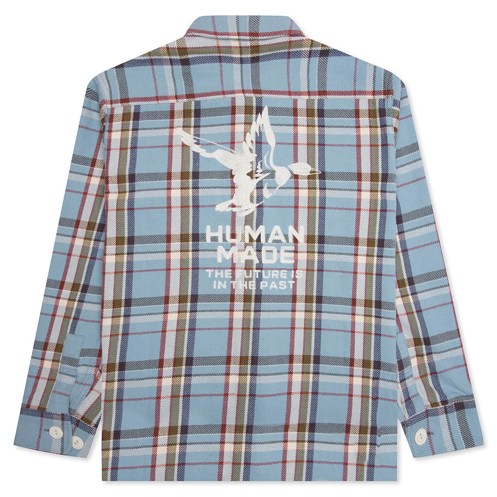 Check Shirt - Blue - Image 2