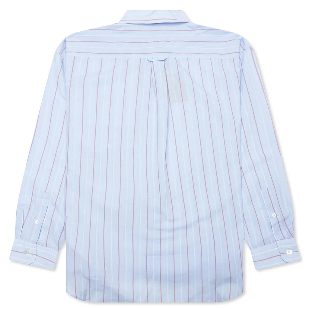 Classic L/S Shirt Stripe - Light Blue - Image 2