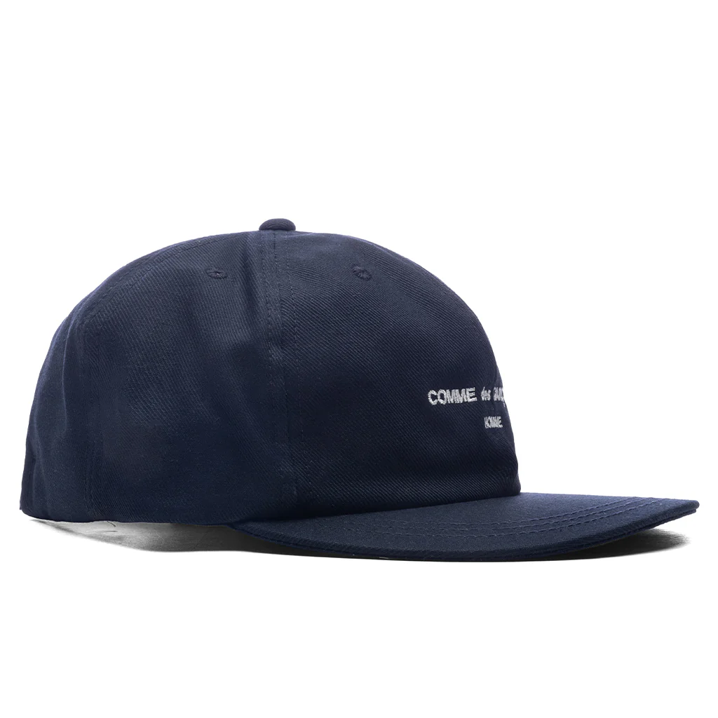Embroidered Logo Cap - Navy - Image 3