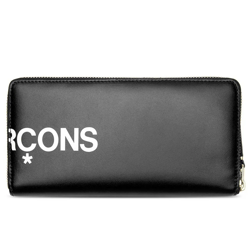 Comme des Garcons SA0110 Huge Logo Leather Wallet - Black - Image 3