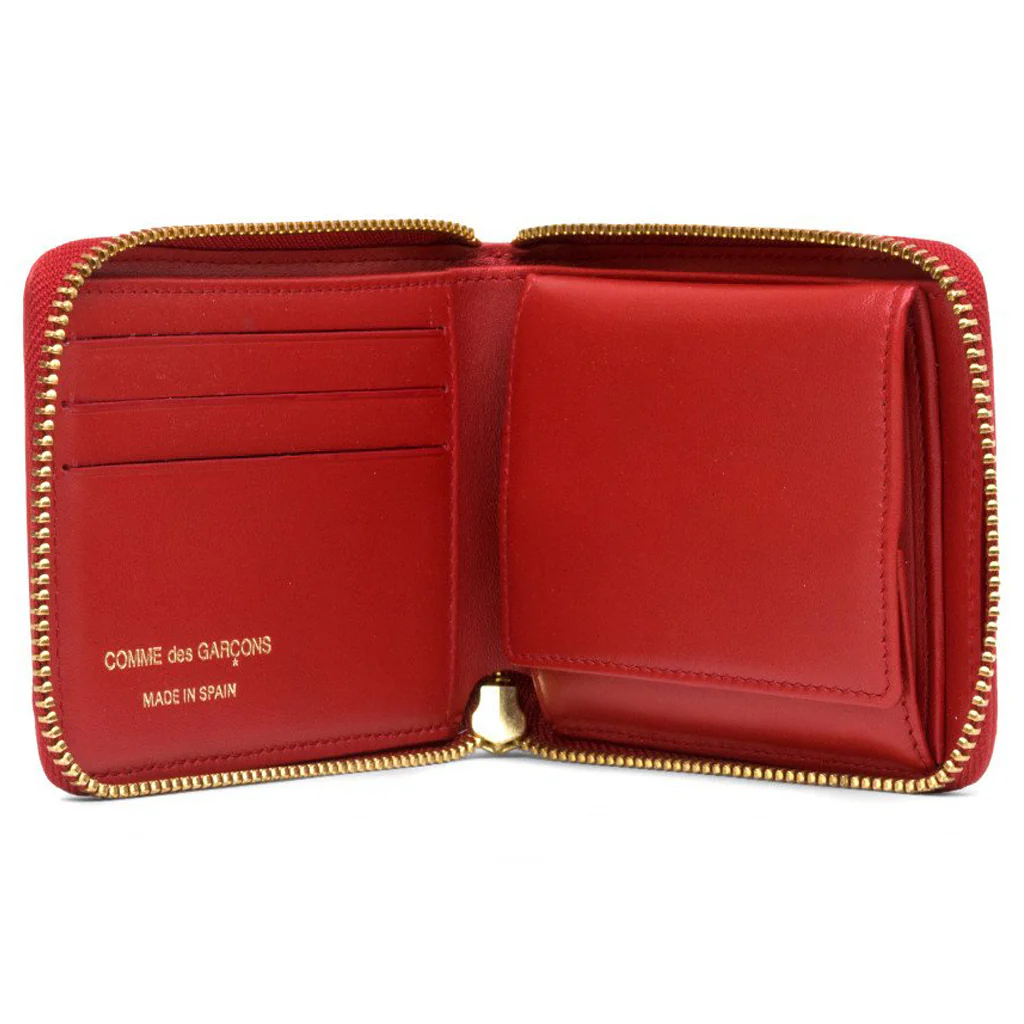 Comme des Garcons Polka Dots Wallet - Red - Image 2