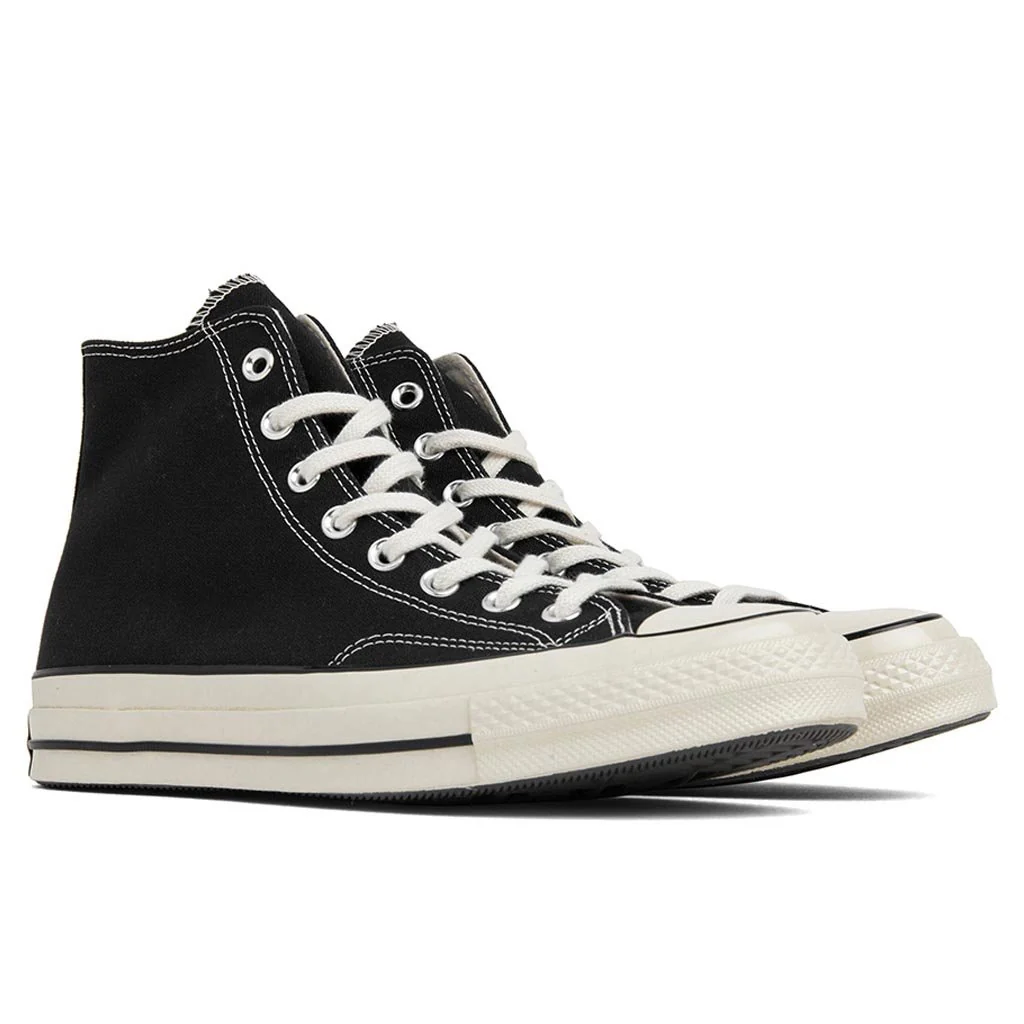 Chuck '70 Hi - Black/Black/Egret - Image 2