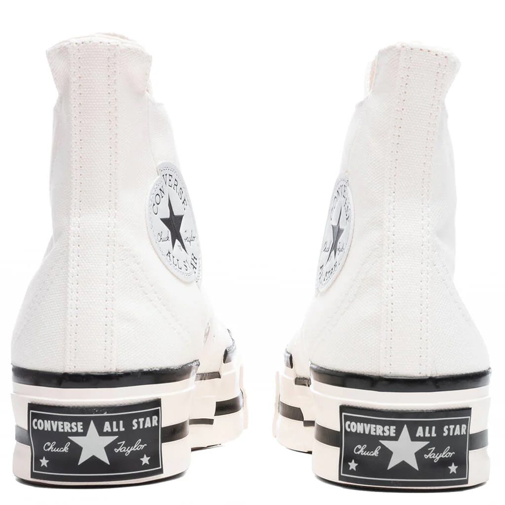 Chuck '70 Hi Plus - Egret/Black/Egret - Image 4