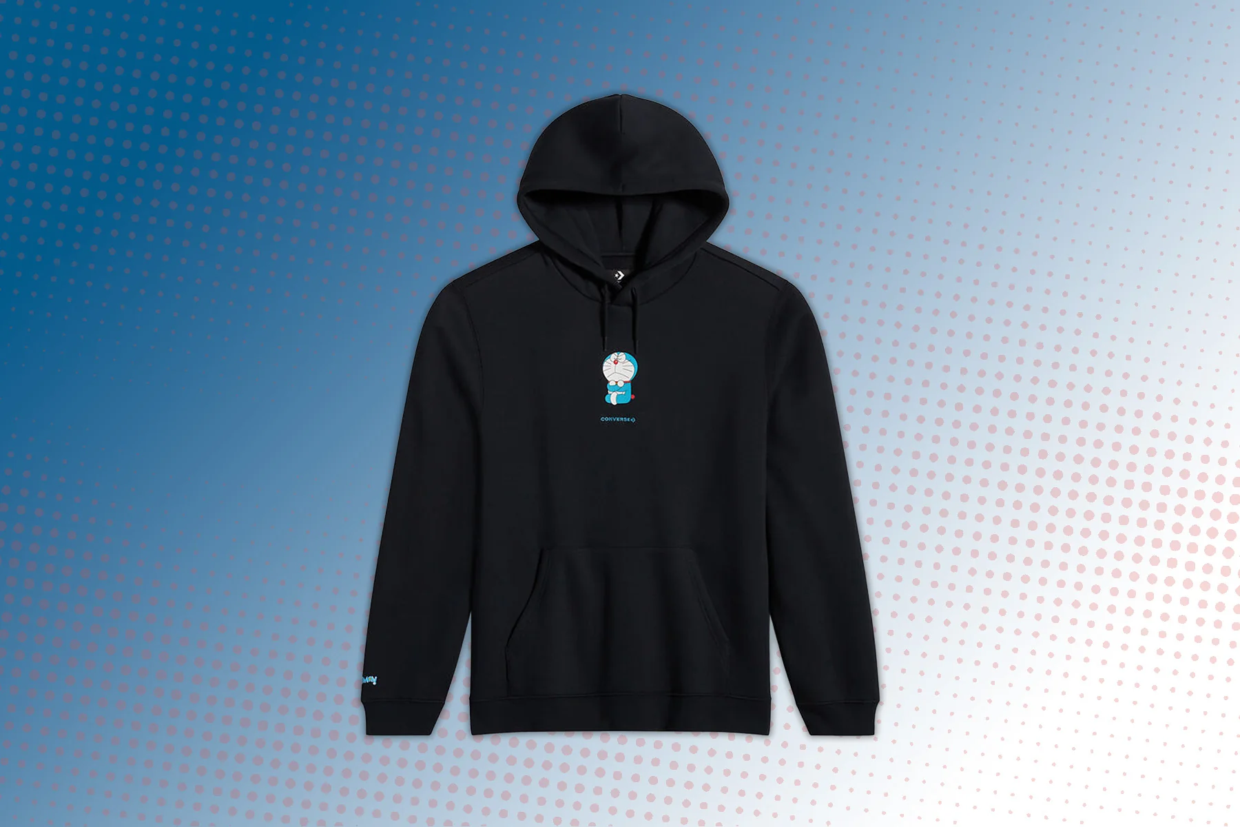 Converse x Doraemon Graphic Hoodie - Converse Black - Image 6