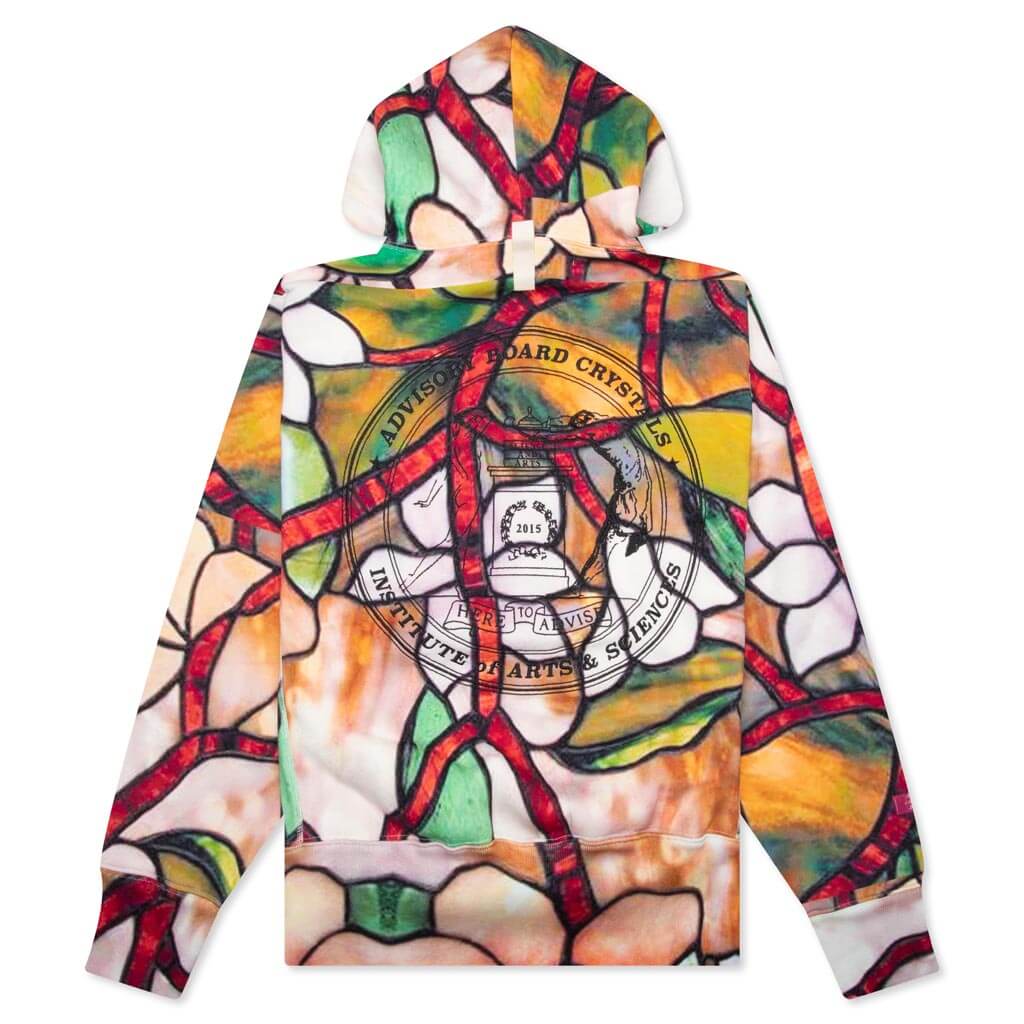 Critical Thinking Hoodie - Stained Glass Print - Image 2