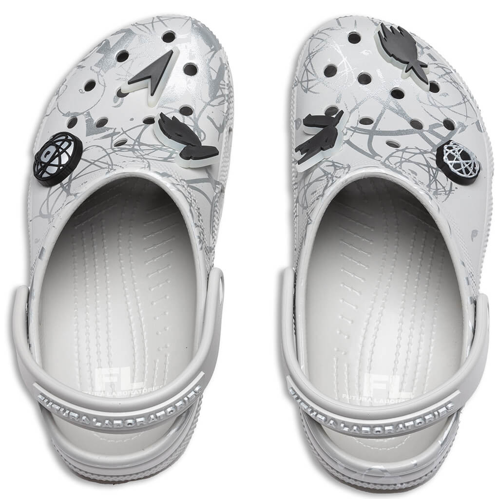 Crocs x The Futura Laboratories Classic Clog - Pearl White - Image 4