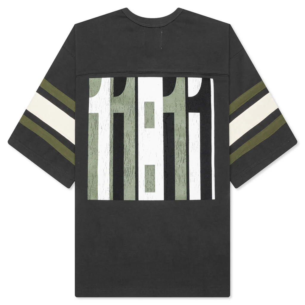11:11 Football Top - Vintage Black - Image 2