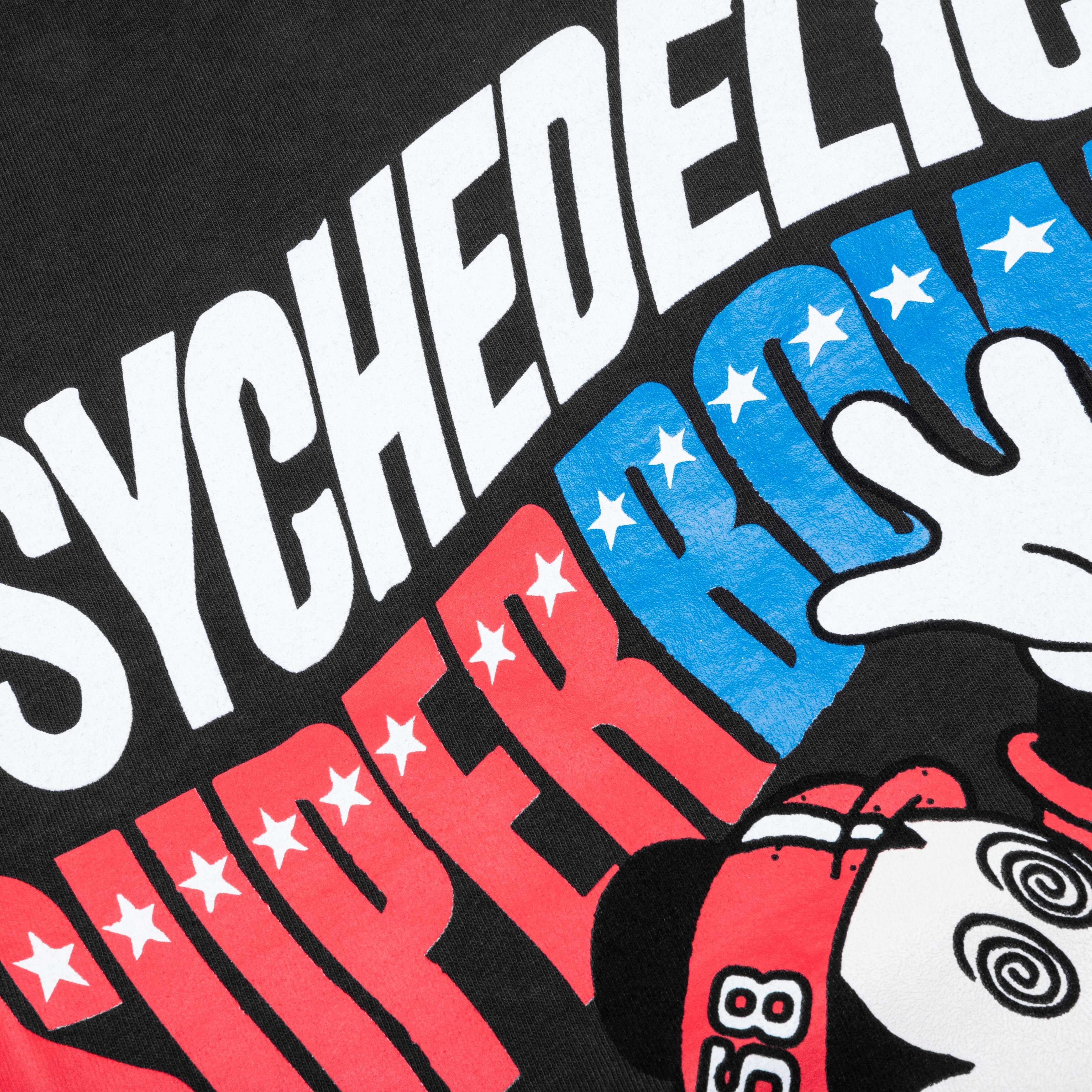 Feature x CRTFD Psychedelic Super Bowl T-Shirt - Black - Image 3