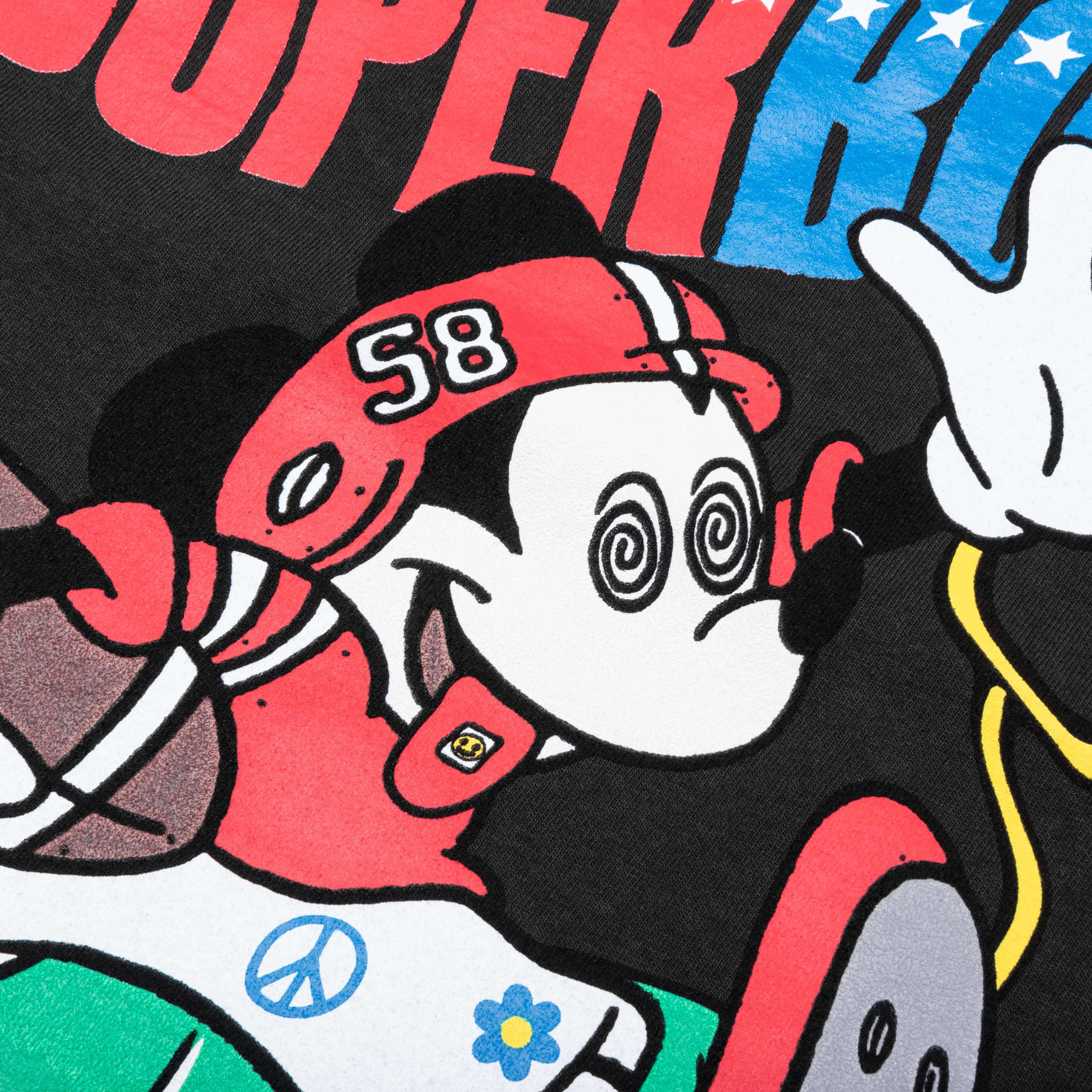 Feature x CRTFD Psychedelic Super Bowl T-Shirt - Black - Image 4