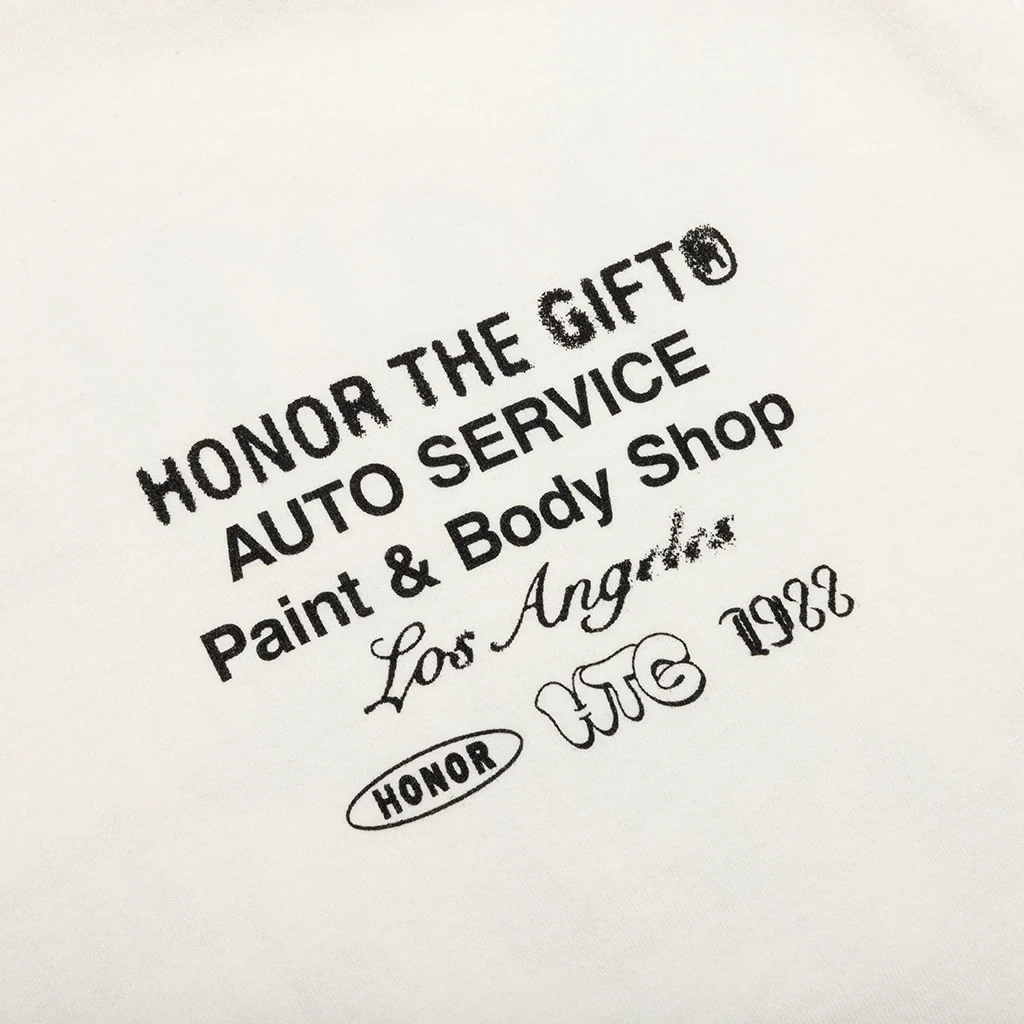 Inner City Auto Service S/S Tee - Bone - Image 3