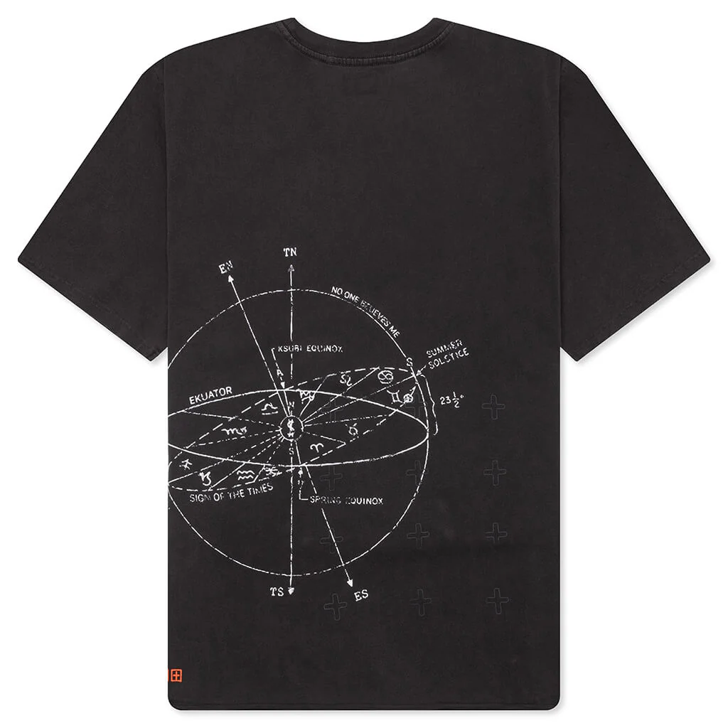 Diagrams Biggie S/S Tee - Faded Black - Image 2