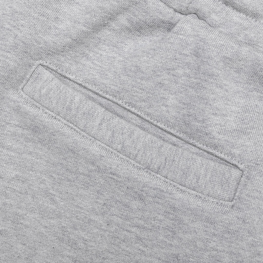 Distressed Shorts Small Logo - Heather Grey - Image 4