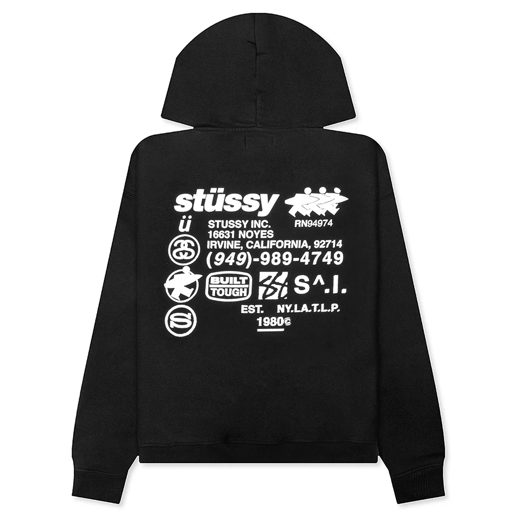 DNA Zip Hoodie - Black - Image 2