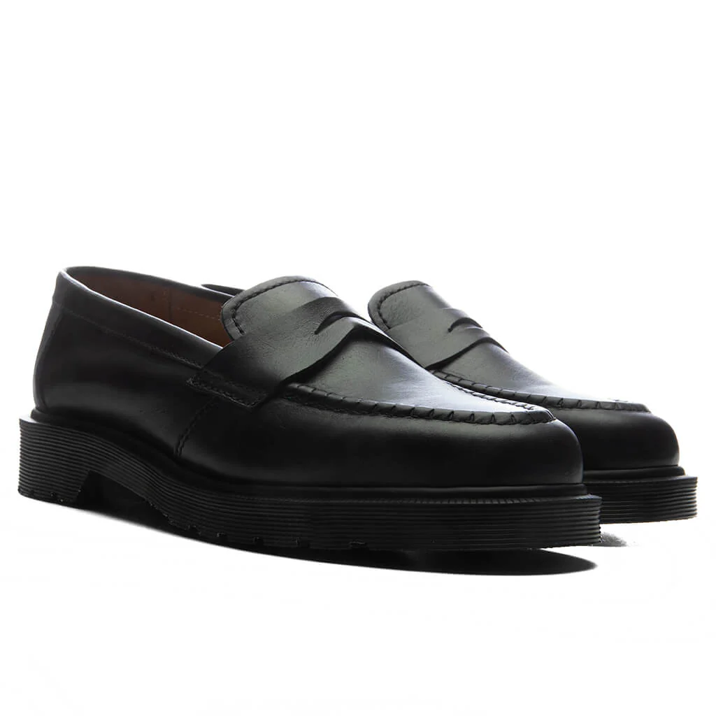 Delapre Penny Loafer - Black - Image 5