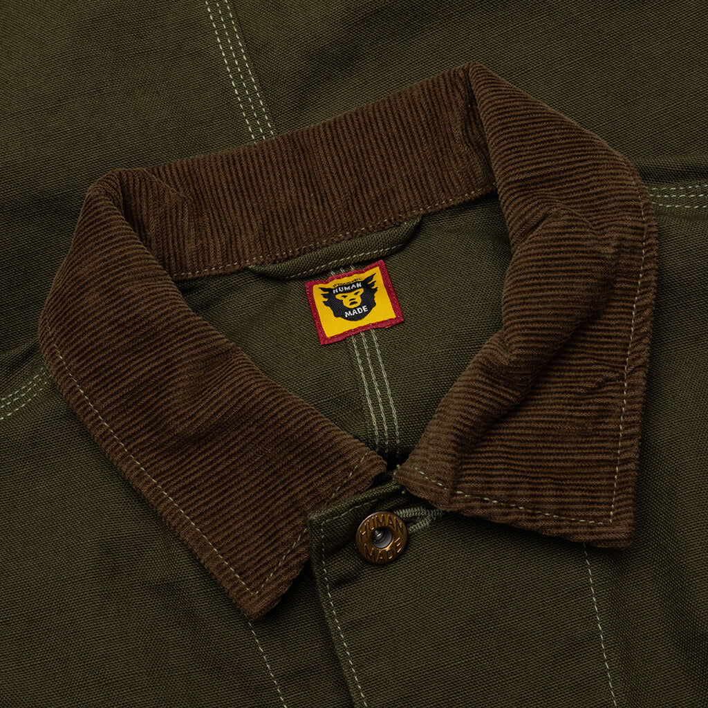 Duck Coverall Jacket - Olive - Image 3