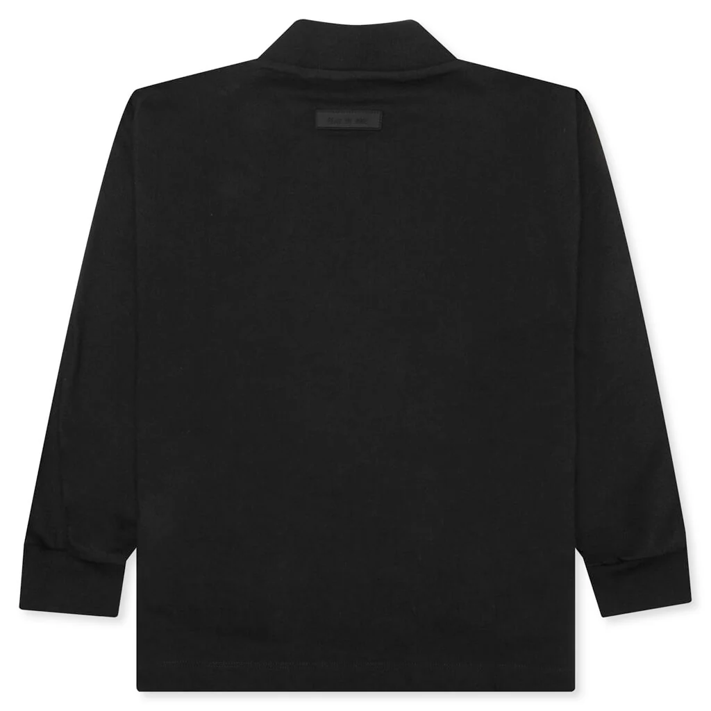 Kid's L/S Tee - Jet Black - Image 2