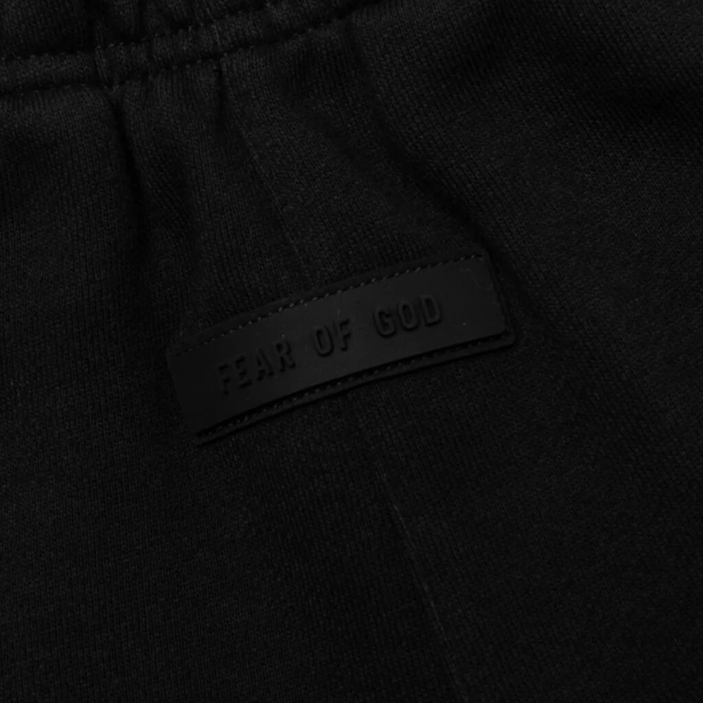 Kid's Sweatshort - Jet Black - Image 3