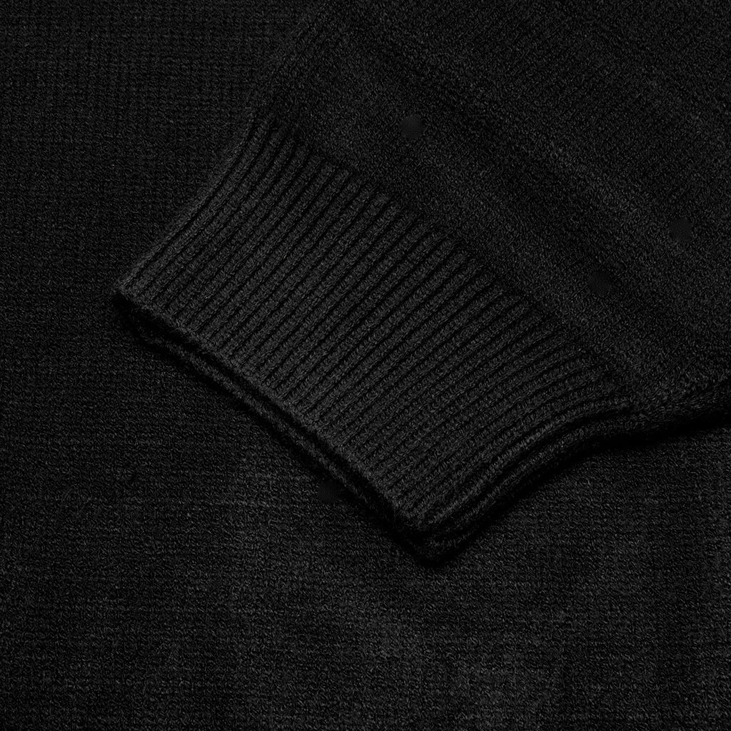 Essentials Knit Polo - Jet Black - Image 3