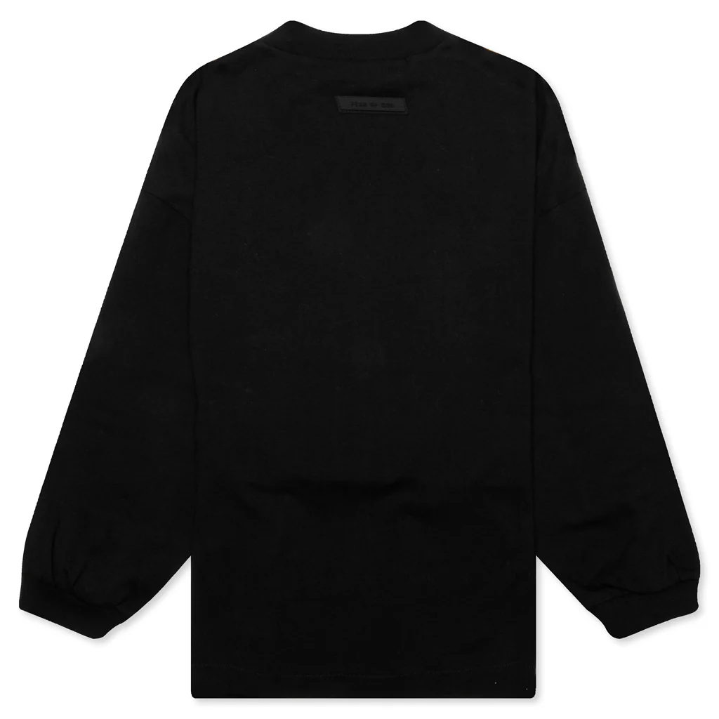 Kids L/S Tee - Jet Black - Image 2