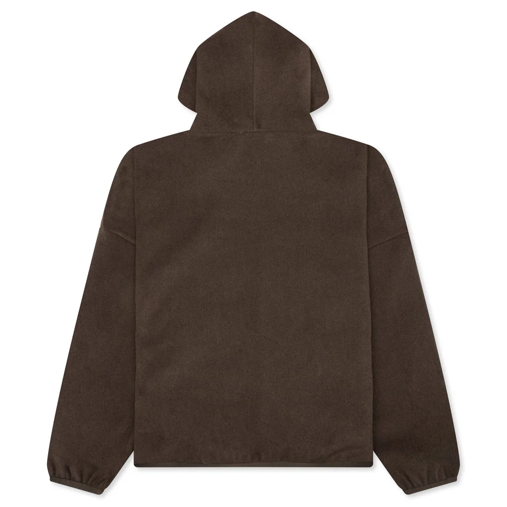Brushed Hoodie - Brown - Image 2