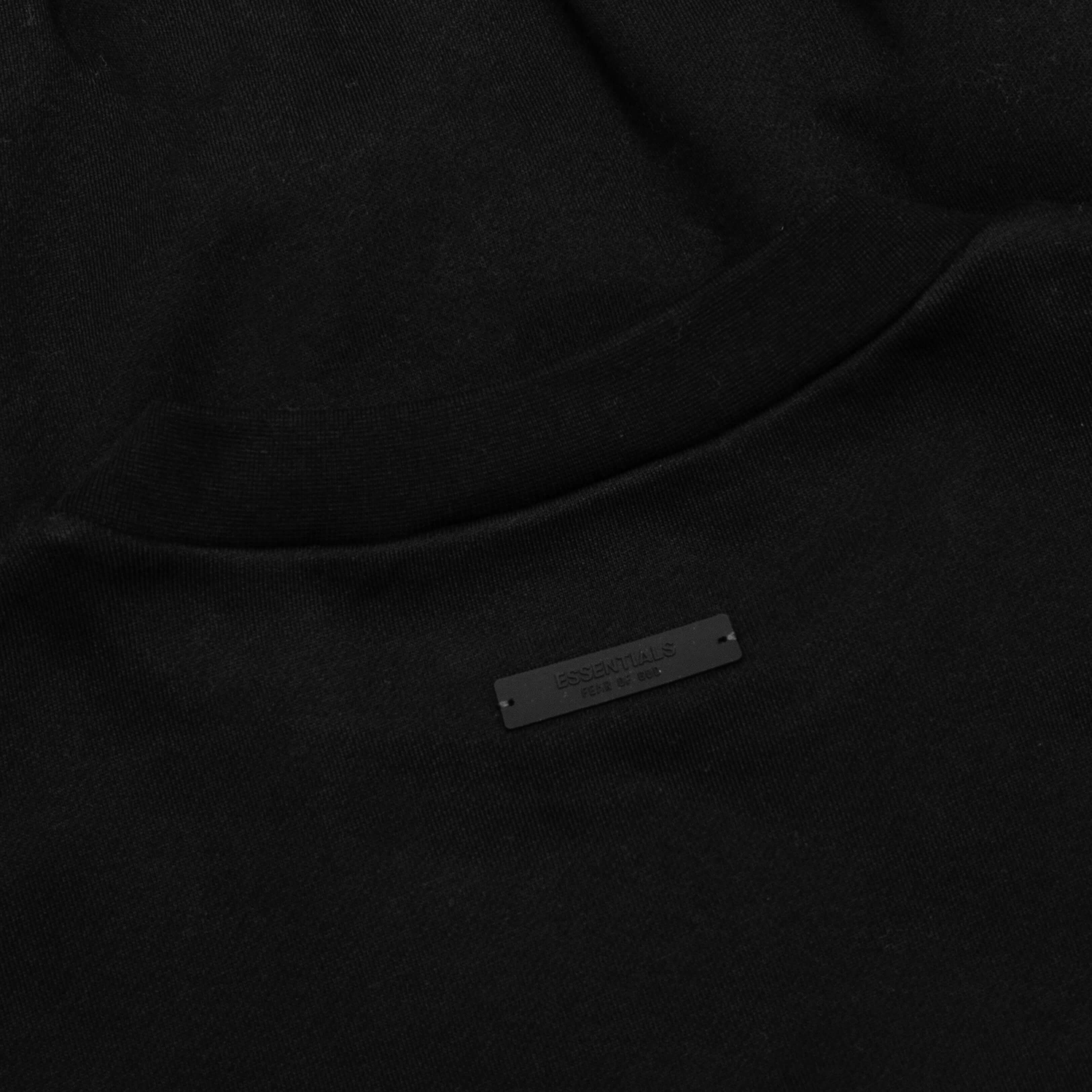 Fleece Crewneck - Black - Image 5