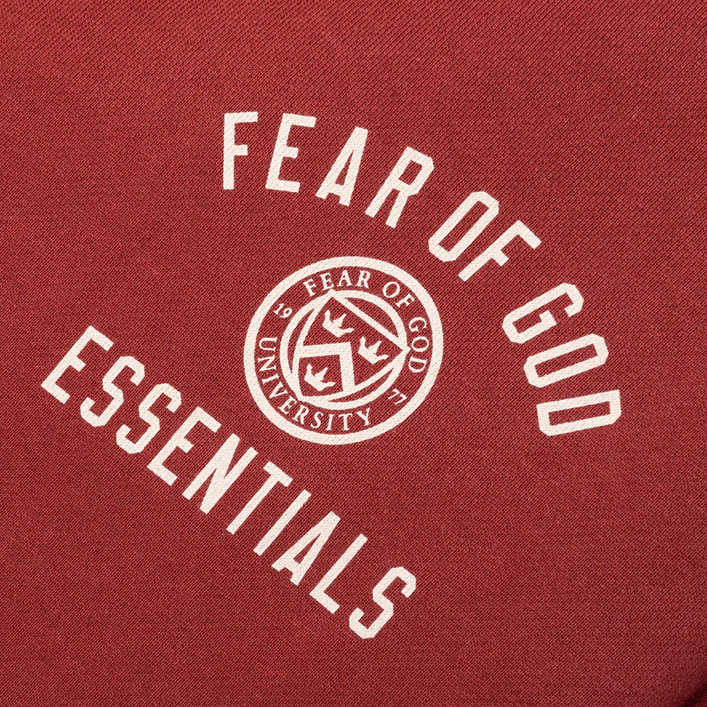 Fleece Relaxed Sweatpant - Crimson - Image 3