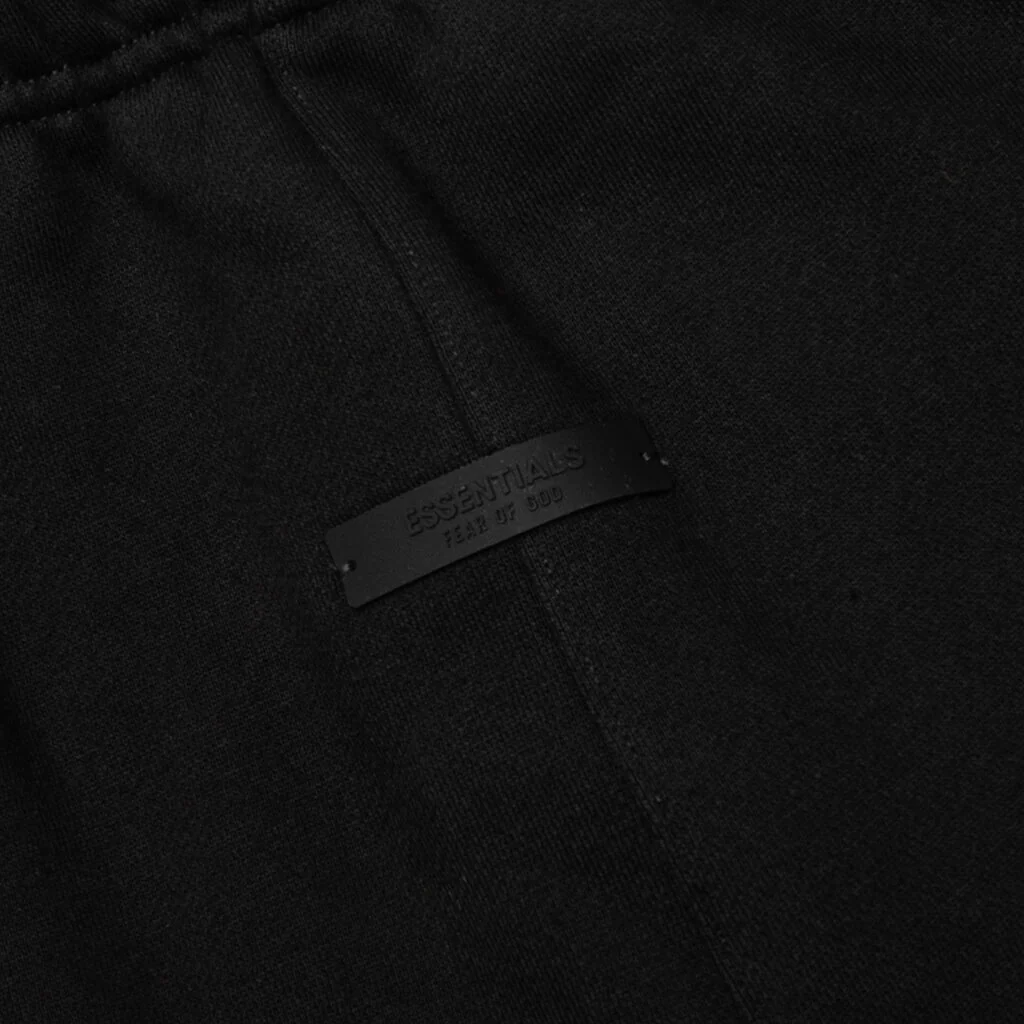 Fleece Soccer Short - Black - Image 5