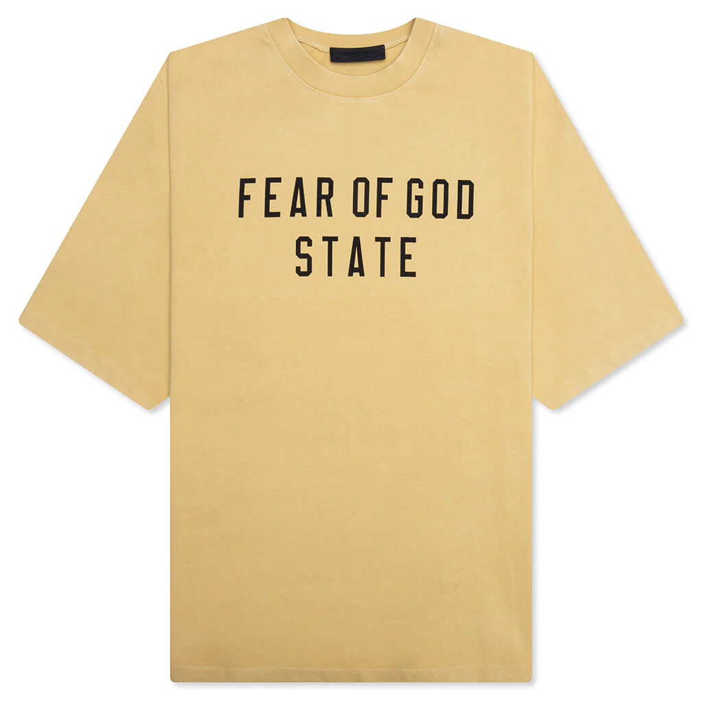 Heavy Crewneck Tee - Amber