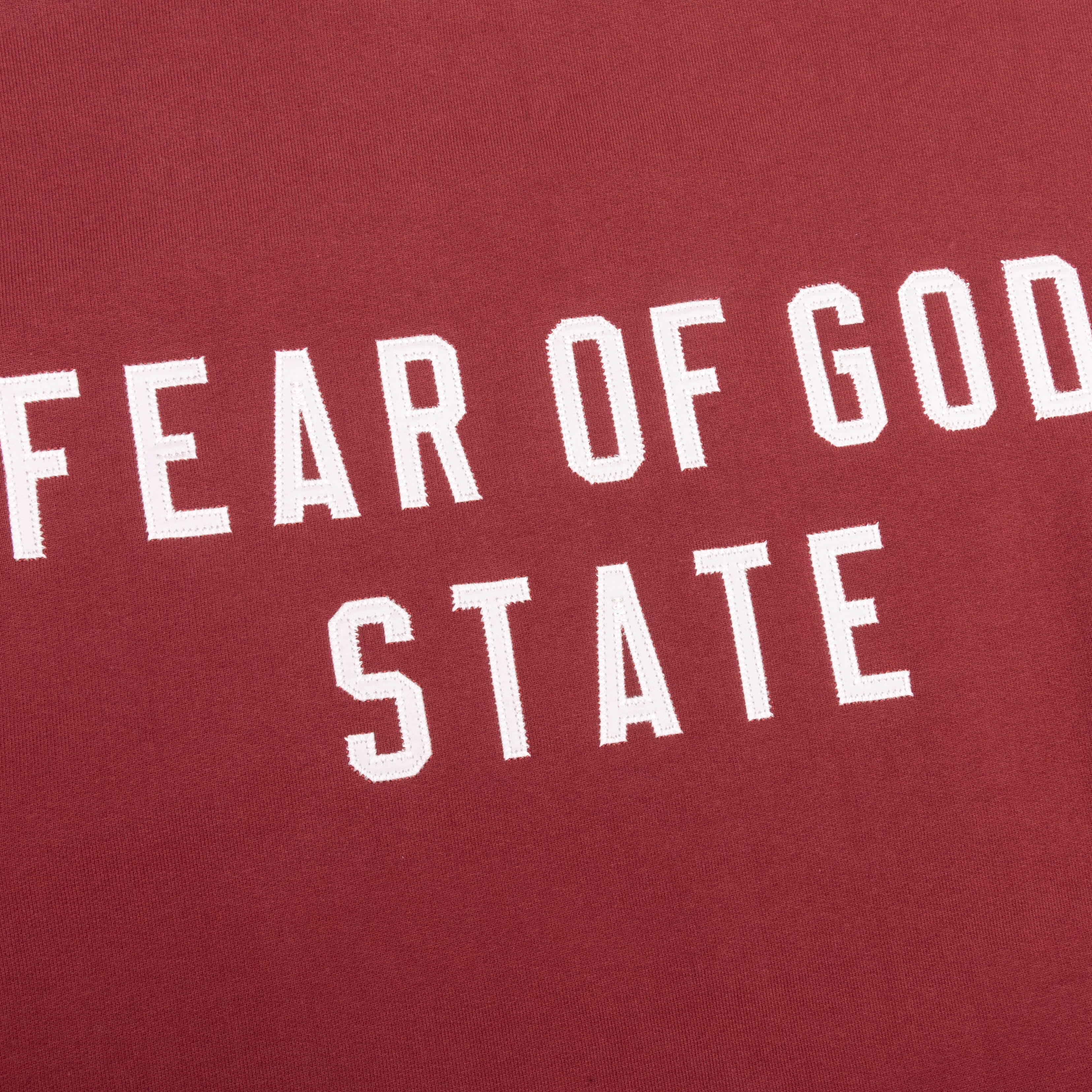 Heavy Fleece Crewneck - Crimson - Image 3