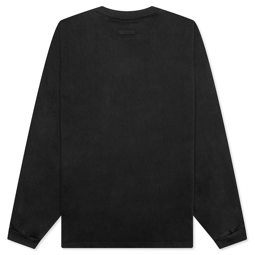 Heavy L/S Tee - Black - Image 2