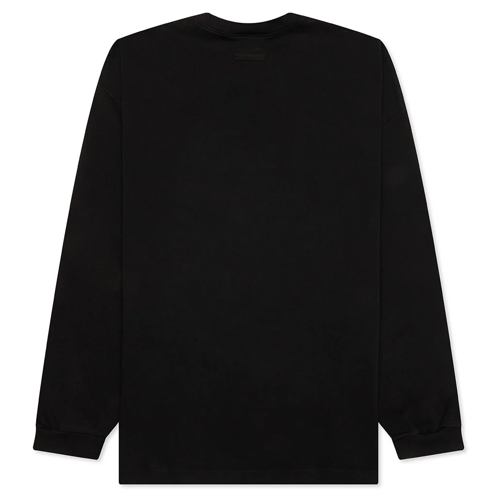 Heavy Longsleeve Tee - Black - Image 2