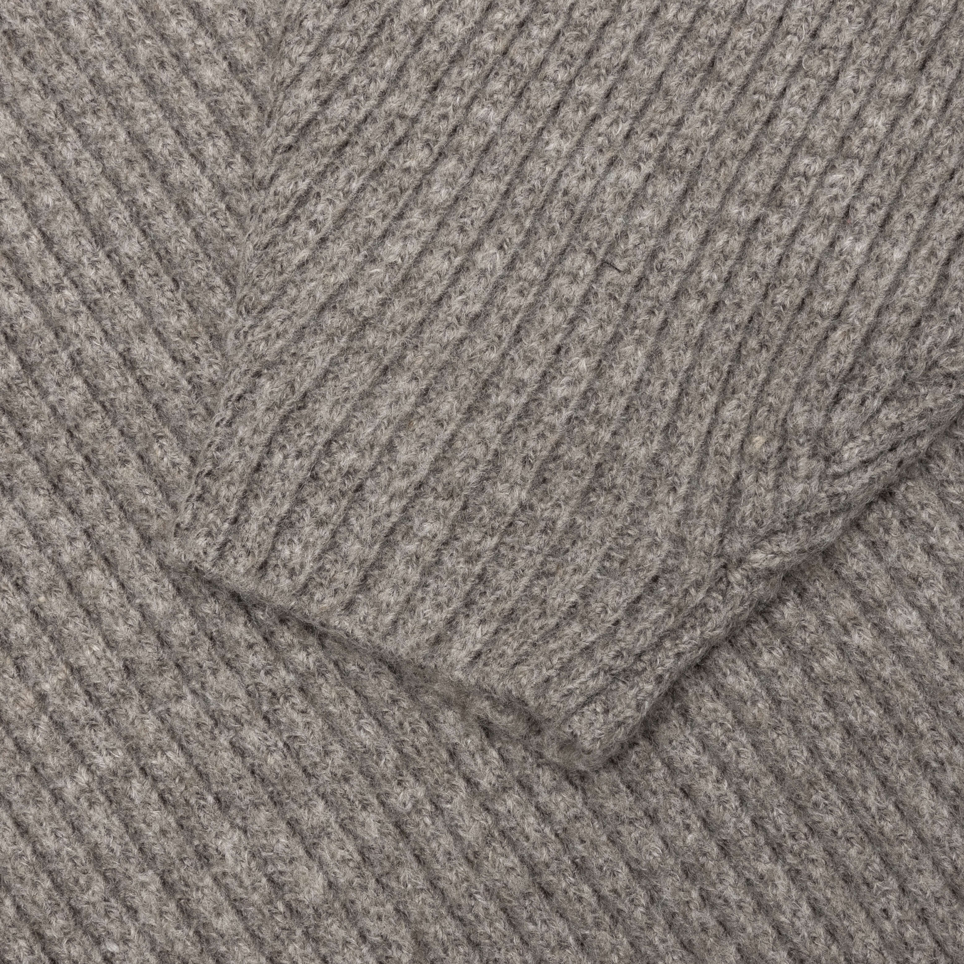 Heavy Waffle Cardigan - Heather Gray - Image 3