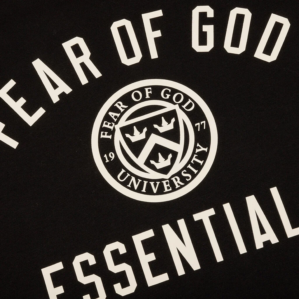 Jersey Long Sleeve Tee - Black - Image 3