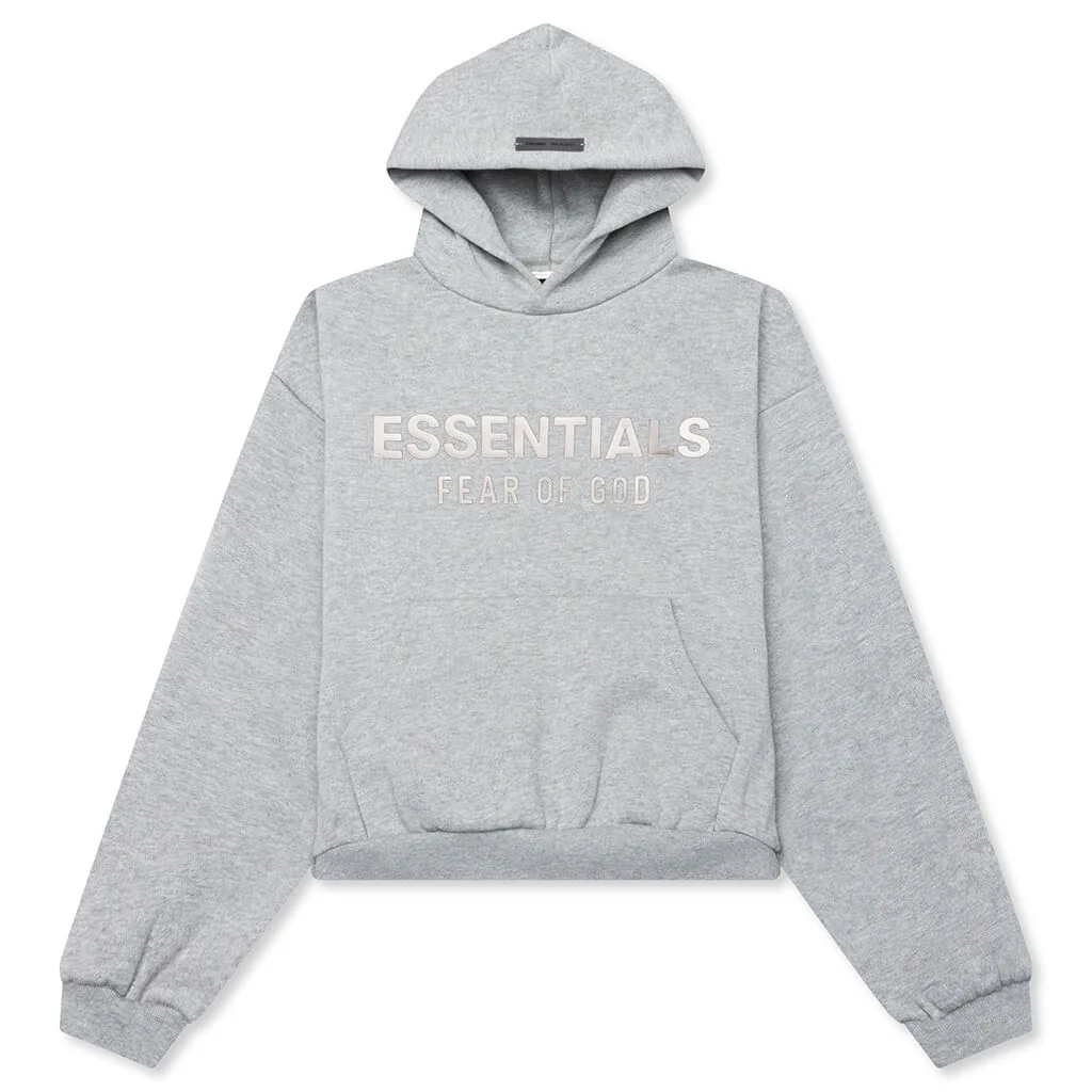 Kid's Fleece Hoodie - Concrete Heather
